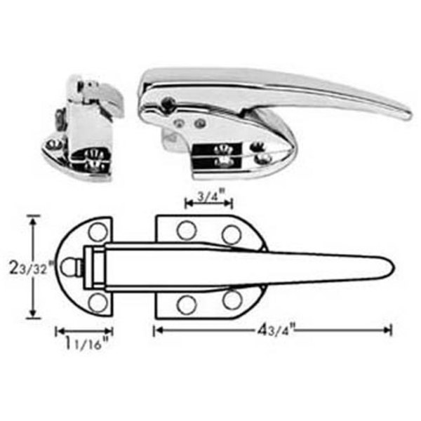 Kason ® - 10930C00004 Latch W/Strike 930C00004